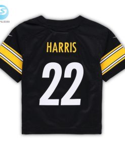 Infant Pittsburgh Steelers Najee Harris Nike Black Player Game Jersey stylepulseusa 1 2
