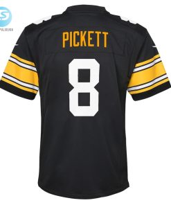 Youth Pittsburgh Steelers Kenny Pickett Nike Black Game Jersey stylepulseusa 1 5