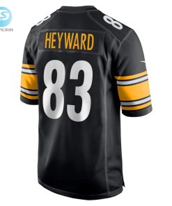 Mens Pittsburgh Steelers Connor Heyward Nike Black Game Player Jersey stylepulseusa 1 2