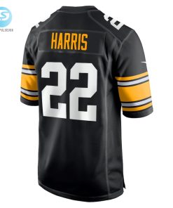Mens Pittsburgh Steelers Najee Harris Nike Black Home Player Game Jersey stylepulseusa 1 2