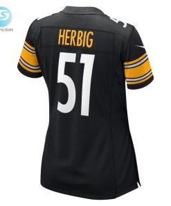 Womens Pittsburgh Steelers Nick Herbig Nike Black Game Jersey stylepulseusa 1 2