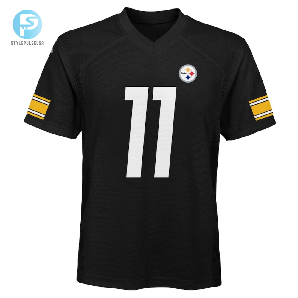 Youth Pittsburgh Steelers Chase Claypool Black Replica Player Jersey 