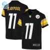 Youth Pittsburgh Steelers Chase Claypool Nike Black Game Jersey stylepulseusa 1
