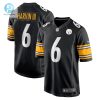 Mens Pittsburgh Steelers Pressley Harvin Iii Nike Black Game Jersey stylepulseusa 1