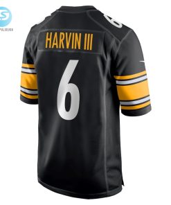 Mens Pittsburgh Steelers Pressley Harvin Iii Nike Black Game Jersey stylepulseusa 1 2
