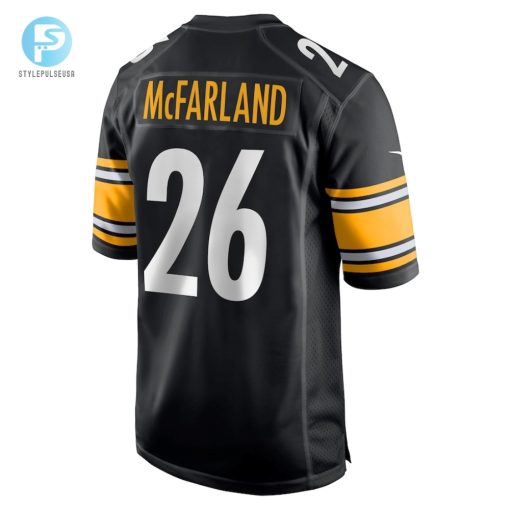 Mens Pittsburgh Steelers Anthony Mcfarland Jr. Nike Black Game Player Jersey stylepulseusa 1 2