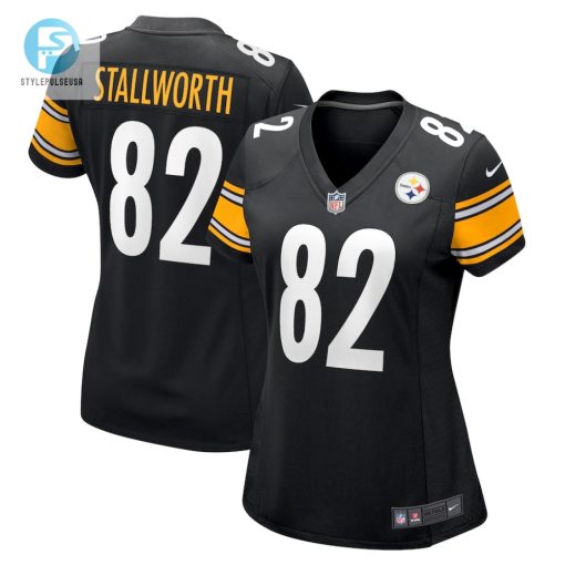 Womens Pittsburgh Steelers John Stallworth Nike Black Retired Player Jersey stylepulseusa 1