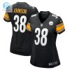 Womens Pittsburgh Steelers Caleb Johnson Nike Black Game Jersey stylepulseusa 1