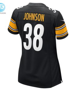Womens Pittsburgh Steelers Caleb Johnson Nike Black Game Jersey stylepulseusa 1 2