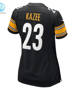Womens Pittsburgh Steelers Damontae Kazee Nike Black Game Jersey stylepulseusa 1 2
