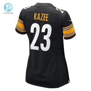 Womens Pittsburgh Steelers Damontae Kazee Nike Black Game Jersey stylepulseusa 1 2