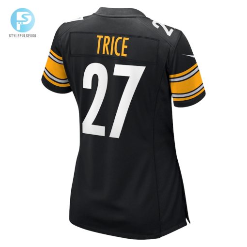 Womens Pittsburgh Steelers Cory Trice Nike Black Game Jersey stylepulseusa 1 2