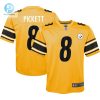 Youth Pittsburgh Steelers Kenny Pickett Nike Gold Inverted Game Jersey stylepulseusa 1