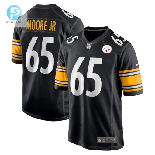 Mens Pittsburgh Steelers Dan Moore Jr. Nike Black Game Jersey stylepulseusa 1