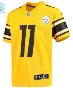 Youth Pittsburgh Steelers Chase Claypool Nike Gold Inverted Team Game Jersey stylepulseusa 1 1