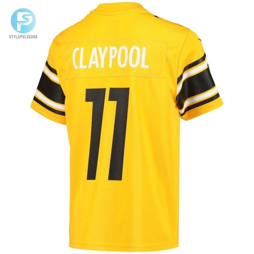 Youth Pittsburgh Steelers Chase Claypool Nike Gold Inverted Team Game Jersey stylepulseusa 1 2