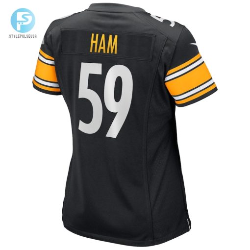 Womens Pittsburgh Steelers Jack Ham Nike Black Game Retired Player Jersey stylepulseusa 1 2