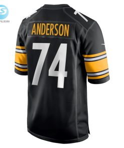 Mens Pittsburgh Steelers Spencer Anderson Nike Black Game Jersey stylepulseusa 1 2