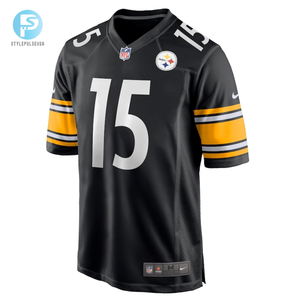 Mens Pittsburgh Steelers Denzel Mims Nike Black Game Jersey 