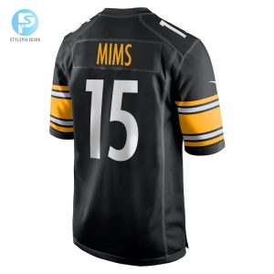 Mens Pittsburgh Steelers Denzel Mims Nike Black Game Jersey stylepulseusa 1 2