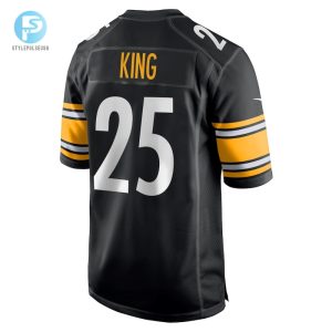 Mens Pittsburgh Steelers Desmond King Nike Black Game Jersey stylepulseusa 1 2