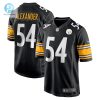 Mens Pittsburgh Steelers Kwon Alexander Nike Black Game Jersey stylepulseusa 1