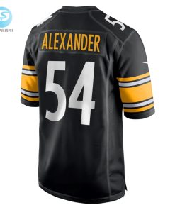 Mens Pittsburgh Steelers Kwon Alexander Nike Black Game Jersey stylepulseusa 1 2
