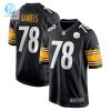 Mens Pittsburgh Steelers James Daniels Nike Black Game Player Jersey stylepulseusa 1