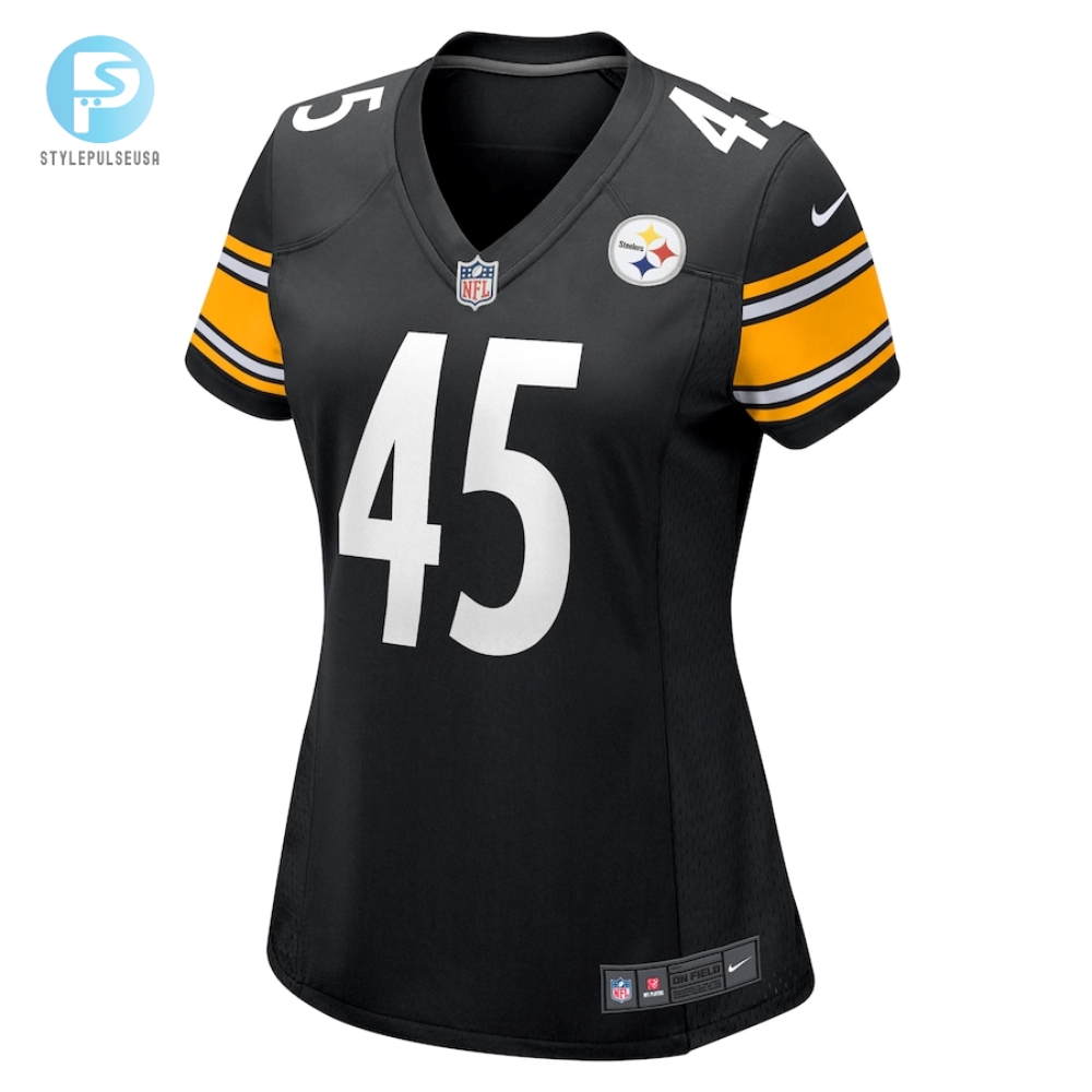 Womens Pittsburgh Steelers Jack Colletto Nike Black Game Jersey 