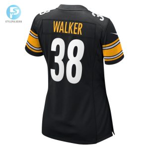 Womens Pittsburgh Steelers Mykal Walker Nike Black Team Game Jersey stylepulseusa 1 2