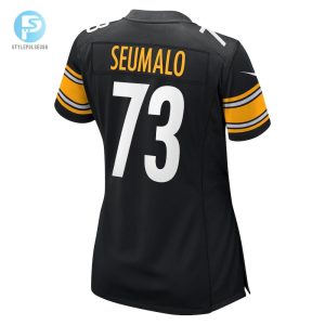 Womens Pittsburgh Steelers Isaac Seumalo Nike Black Game Jersey stylepulseusa 1 2