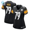 Womens Pittsburgh Steelers Renell Wren Nike Black Game Jersey stylepulseusa 1