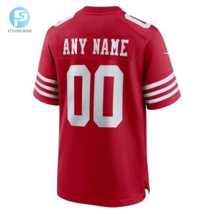 Mens San Francisco 49Ers Nike Scarlet Custom Jersey stylepulseusa 1 2