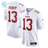 Mens San Francisco 49Ers Brock Purdy Nike Tundra White Fashion Game Jersey stylepulseusa 1