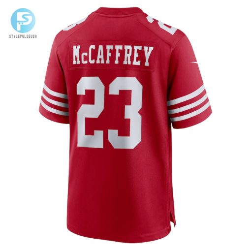 Mens San Francisco 49Ers Christian Mccaffrey Nike Scarlet Game Player Jersey stylepulseusa 1 2