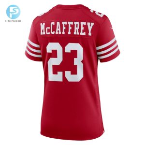 Womens San Francisco 49Ers Christian Mccaffrey Nike Scarlet Super Bowl Lviii Game Jersey stylepulseusa 1 2