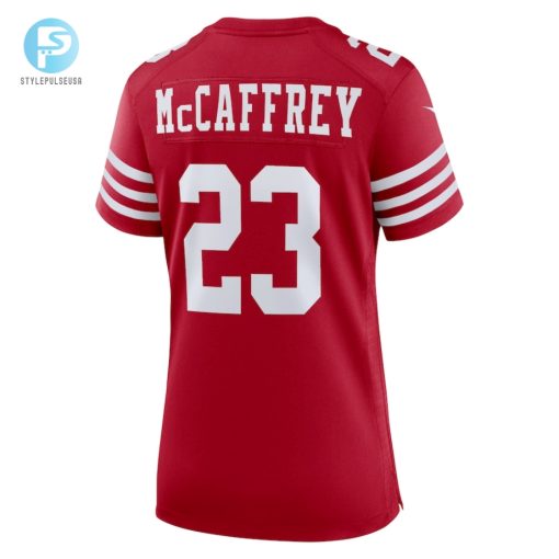 Womens San Francisco 49Ers Christian Mccaffrey Nike Scarlet Super Bowl Lviii Game Jersey stylepulseusa 1 2