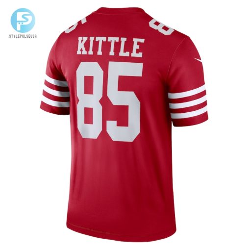 Mens San Francisco 49Ers George Kittle Nike Scarlet Legend Jersey stylepulseusa 1 2