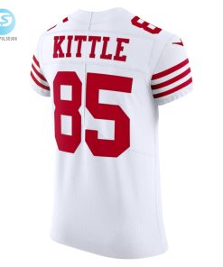 Mens San Francisco 49Ers George Kittle Nike White Vapor Elite Jersey stylepulseusa 1 2