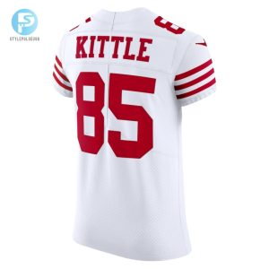 Mens San Francisco 49Ers George Kittle Nike White Vapor Elite Jersey stylepulseusa 1 2