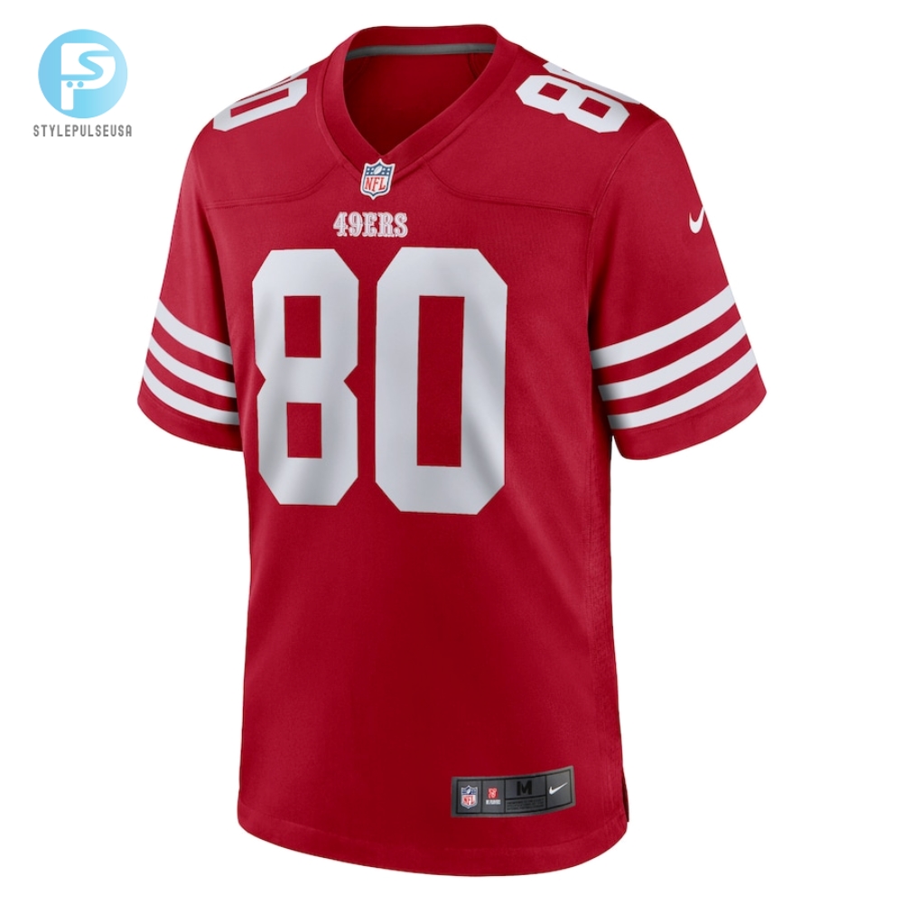 Mens San Francisco 49Ers Jerry Rice Nike Scarlet Retired Team Player Game Jersey 