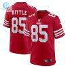 Mens San Francisco 49Ers George Kittle Nike Scarlet Player Game Jersey stylepulseusa 1