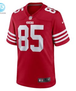 Mens San Francisco 49Ers George Kittle Nike Scarlet Player Game Jersey stylepulseusa 1 1