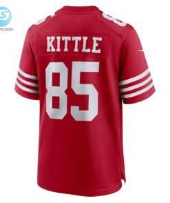 Mens San Francisco 49Ers George Kittle Nike Scarlet Player Game Jersey stylepulseusa 1 2