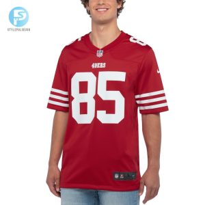 Mens San Francisco 49Ers George Kittle Nike Scarlet Player Game Jersey stylepulseusa 1 3