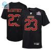 Youth San Francisco 49Ers Christian Mccaffrey Nike Black Super Bowl Lviii Patch Carbon Fashion Game Jersey stylepulseusa 1