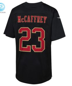 Youth San Francisco 49Ers Christian Mccaffrey Nike Black Super Bowl Lviii Patch Carbon Fashion Game Jersey stylepulseusa 1 2