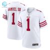 Mens San Francisco 49Ers Deebo Samuel Sr Nike White Mens Nike Game Jersey stylepulseusa 1