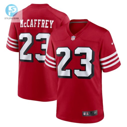 Mens San Francisco 49Ers Christian Mccaffrey Nike Scarlet Alternate Game Player Jersey stylepulseusa 1
