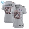 Womens San Francisco 49Ers Christian Mccaffrey Nike Gray Super Bowl Lviii Atmosphere Fashion Game Jersey stylepulseusa 1